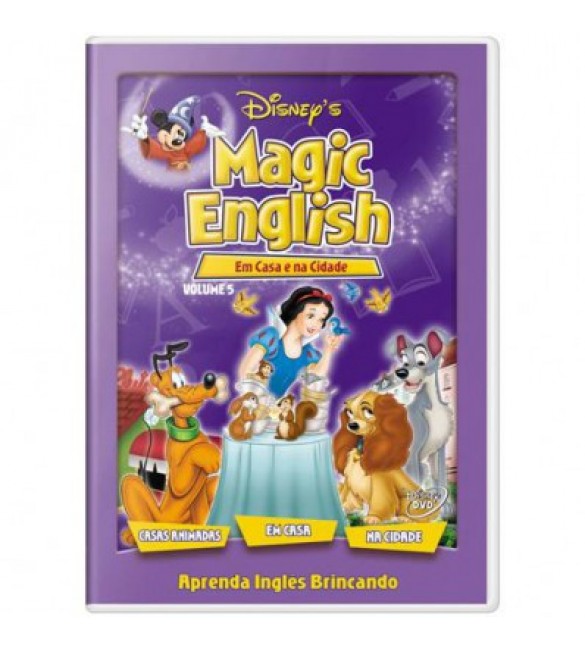 DVD Disney Magic English - Em Casa e Na Cidade - Vol. 5